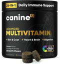 Dog Multivitamin - 24-in-1 Chewable Supplement with Vitamins A, B, C, D, E and Dog Probiotics – Premium Dog Vitamin Chews w/Human-Grade & Natural Ingredients, 120 Count