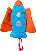 Interactive Catnip Cat Plush Toy, Space Travel Theme, 5‘’, for All Breed Size Cats (Spacecraft)