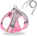 Cat Harness and Leash Set Soft Adjustable Escape Proof Cat Leash Breathable Comfortable Vest Easy to Wear Kitten/Small Dogs Harness for Outdoor Walking