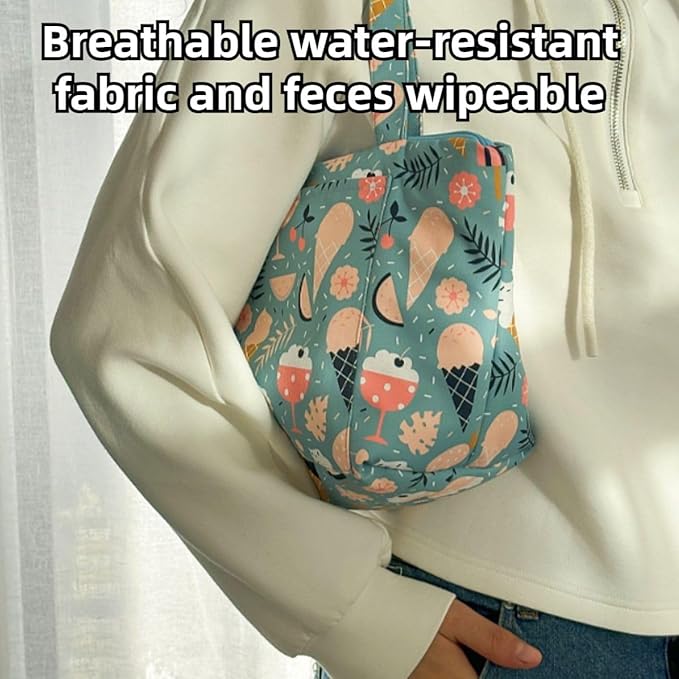 Warm Bird Carrier Bag for Winter Shoulder/Hand Bag Outdoor Portable Travel Carrier with Air Holes for Parakeets Lovebirds Conures Quarkes Caique (Blue,Small)