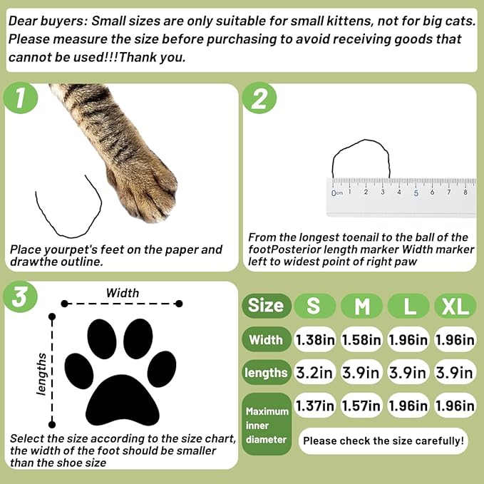 4 PCS Cat Mittens to Prevent Scratching,Mesh Breathable Cat Shoes,Adjustable Cats Anti Scratch Gloves,Suitable for Cats When Bathing and Nail Trimming(S,Grey)