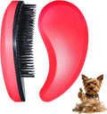 Small Dog Brush - Puppy Hair Brush- Grooming Tool for Teddy, Yorkies, Maltese, Shih Tzu, Chihuahua (Rose Red)
