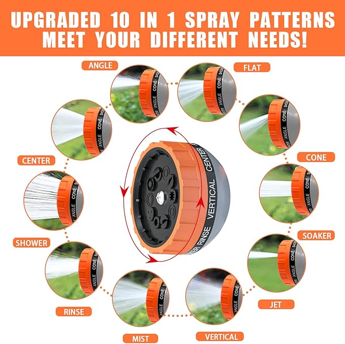 Dog Shower Attachment Water Hose Nozzle Sprayer Set with Metal 3-Way Shower Diverter & 100inches Long Hose for Bathroom Shower Arm Easy Indoor Outdoor Pet Pup Dog Washing Hose attachment