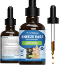 Pet Wellbeing Sneeze Ease for Cats - Occasional Sneezing, Seasonal Allergies, Nose and Eye Discomfort, Eyebright, Nettles - Veterinarian-Formulated Herbal Supplement 2 oz (59 ml)