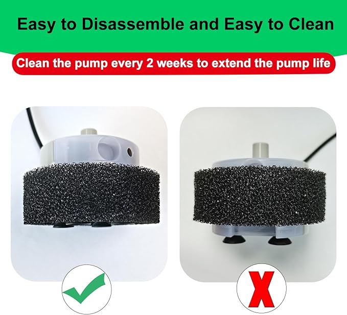 Cat Water Fountain Pump,Pet Water Fountain Pumps Replacement SMA-800 Submersible Motor,Cat Fountain Pump for Stainless Steel Cat Water Dispenser