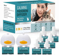 Cat Calming Diffuser 8 in 1 Multicat Pheromone Diffuser Pheromones to Calm Stress and Anxiety Relief Products Plug in Refill Anti Aggression for Cats Spraying No More Stop Cat from Urinating, Blue