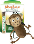 Meowijuana Jump 'n' Jamb Door Hanging Cat Toy | Funky Monkey | Refillable Interactive Catnip Toy | Promotes Play and Cat Health | Includes Potent Catnip Grown in North America