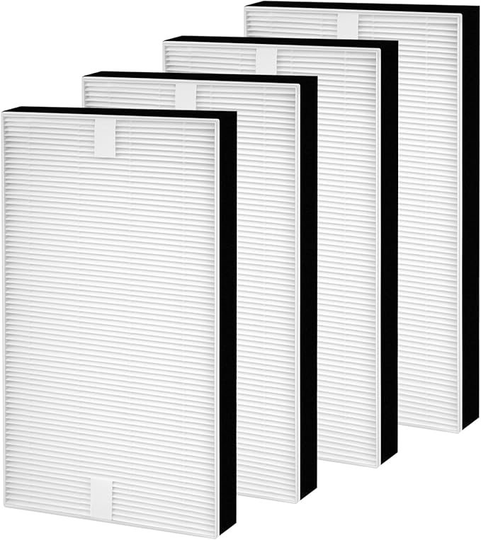 F1 Filter Replacement, Compatible with Filtrete C01 T02 Room Air Purifier FAP-C01-F1, FAP-C01BA-G1, FAP-T02-F1, FAP-T02WA-G1, FAP-ST02W and FAP-ST02N,4 Pack