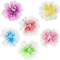 6Pcs Dog Collar Accessories, Floral Charms Decorations for Dogs and Cats