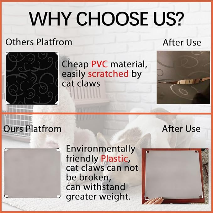 Large 4-Tier Cat Cage Indoor, DIY Cat Enclosures Detachable Metal Wire, Indoor Cat Crate Exercise Place Ideal for Kitty, Small Animals (Black, 41" L x 14" W x 55" H, 7)