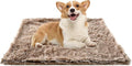 PJYuCien Fluffy Fleece Calming Pet Throw Blanket, Super Soft and Warm for Indoor Cats and Dogs, Medium 24" * 32", Machine Washable, Puppy Bed (Brown)