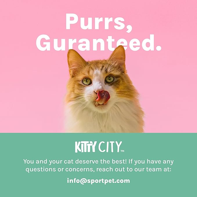 Kitty City Cat Scratcher– 2-Pack Durable Corrugated Cardboard Scratch Pads with Catnip – Double-Sided for Longer Use, Cat Claw Maintenance & Furniture Protection - Size: 10" x 18"