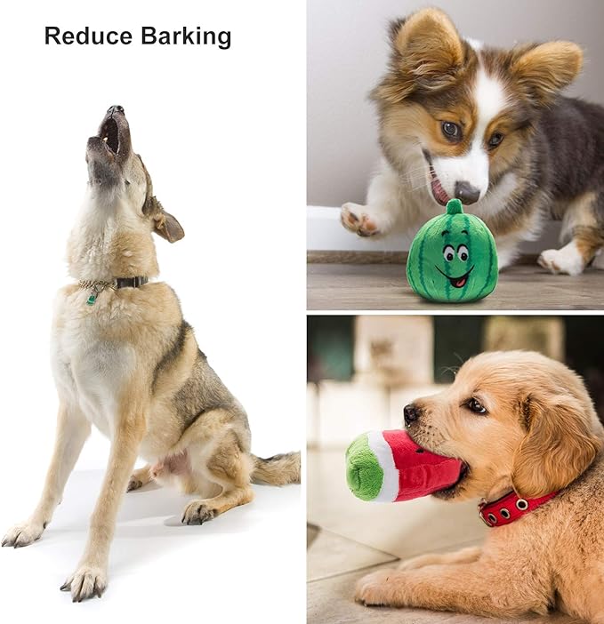 Nocciola Dog Squeaky Toys, Plush Small Dog Toys for Dogs, Stuffed with Squeakers,12 pcs Puppy Toys with a Carrying Bag for Small Medium Size