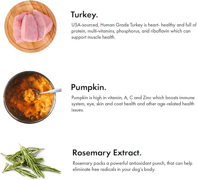 Pet Jerky Factory Premium Turkey and Pumpkin 5 oz. Dog Jerky Treats | 100% Human Grade | USA Made | High Protein | Grain Free | Limited Ingredients | No Filler | BHA-BHT Free | Soft-Tender