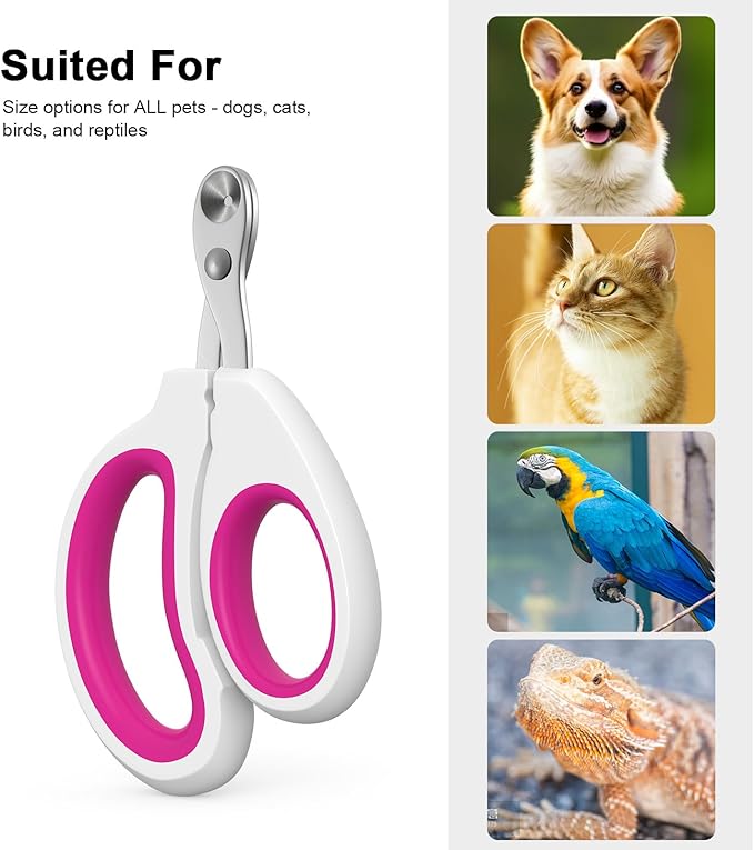 Aogeili Cat Specific Nail Clipper, Avoiding Excessive Cutting, Suitable for Beginners. It Can Also be Used for Small Animals Such as Birds, Hamsters, Rabbits, Hedgehogs, Ferrets, Guinea Pigs, Etc.