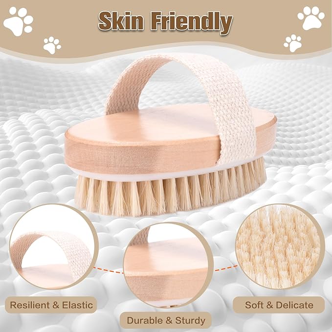 Soft Pet Palm Brush for Dog & Cat, Dog Palm Shampoo Brush for Grooming & Cleaning, Handle Brushes for Short & Long Haired Cat, Natural Pet Fur Care Oil for Reducing Shedding, Shining Coat