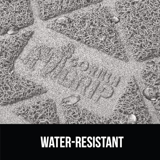 GORILLA GRIP Cat Litter Box Mat, 47x35, Water Resistant, US Designed Kitty Litter Trapping Mats, Easy to Clean, Scatter Control, Less Mess and Clean Floors, Kitten Supplies for Indoor Cats, Light Gray