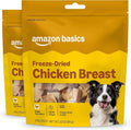 Amazon Basics Dog Treats Freeze Dried Raw Single Ingredient Chicken Breast, High Protein, Healthy Training Treats or Meal Topper for All Dogs, Grain-Free, 3 Oz (Previously Wag) (Pack of 2)