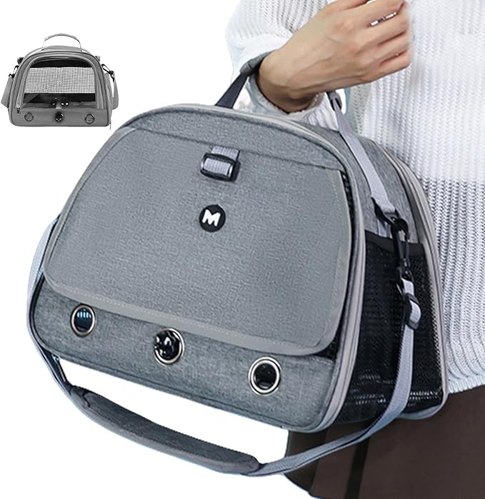 Bird Carrier Bag - Portable Parrot Travel Bag, Bird Travel Carrier, Zippered Multipurpose | Portable Sparrow Case with Shoulder Strap, Parrot Transport Cage for Walking, Sunbathing