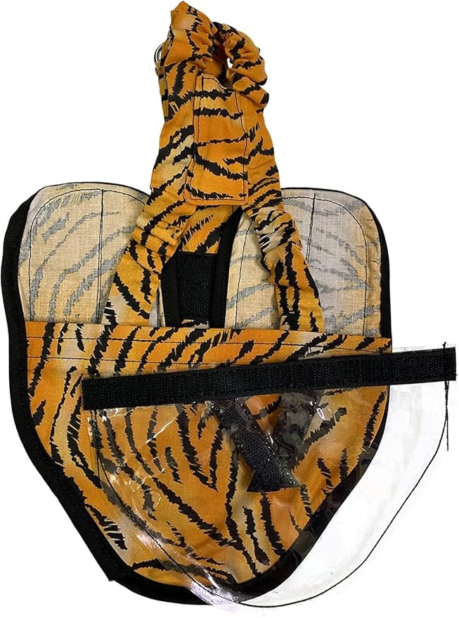 Hen Holster Starter Kit - Wrap-Around Runner Duck Diaper w/ Removable Liner & Fixed Tab - Durable, Secure Fit, Easy-to-Wear - Essential Duck Supplies for Real Ducks, Made in USA - Tiger
