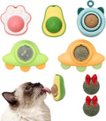 Goosheep Catnip Roller Ball Catnips Wall Ball 5 Piece (3 Nips,2 Worm Galls) with 2 Replacement Cat nip Balls As Present