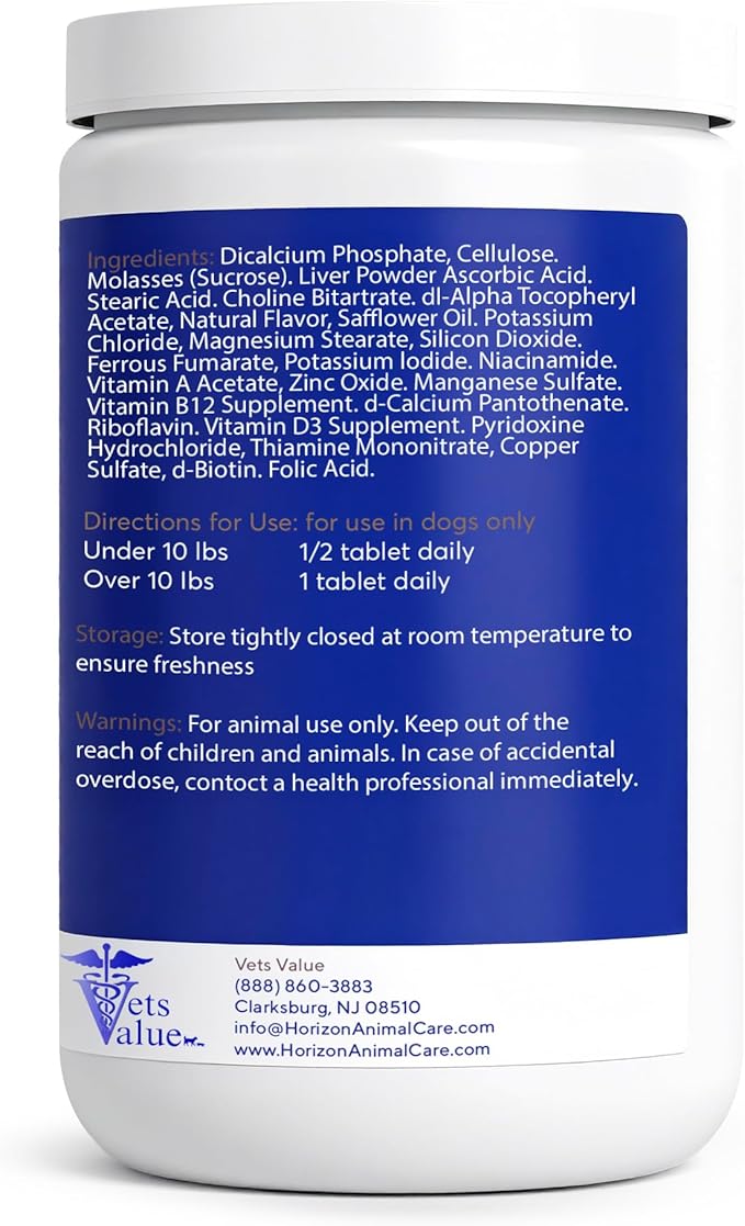 365-Day Multivitamin for Dogs, All-in-One Daily Supplement – Supports Joint Health, Immune Function, and Skin & Coat – Full Year Supply – Essential Vitamins & Minerals for Daily Wellness, All Breeds