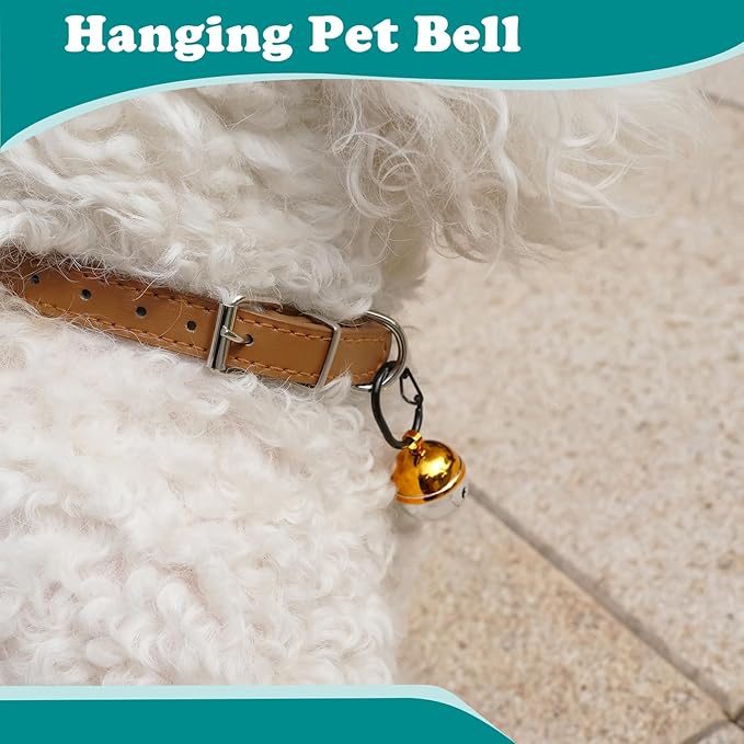 4 Pack Pet Tag Clips, Dog Rings for Pet Collar, ID Tag Quick Clips for Dogs and Cats