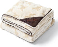 Embossed Sherpa Dog Blankets for Small Dogs - Waterproof Cat Blankets for Indoor Cats - Heavy Duty Couch Cover Protector - Soft Reversible Throw Furniture Protection - Small, Cream