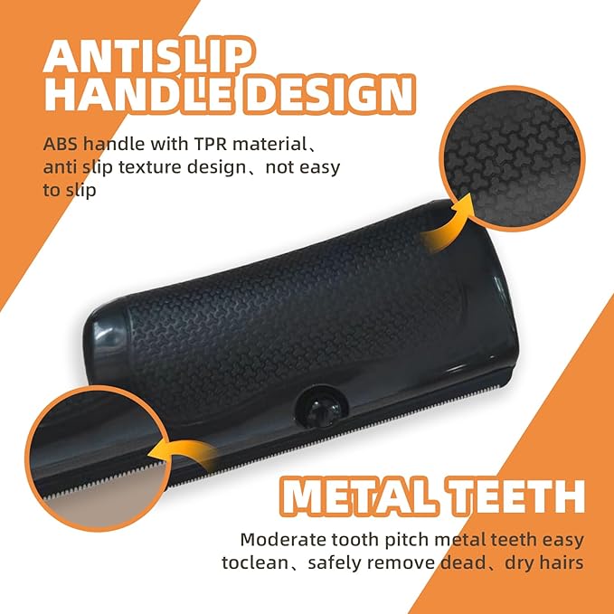 Deshedding Dog Brush, Ergonomic Pets Groomer For Matted Hair,Dog Grooming Supplies,Dog Brush For Shedding,Loose Hair, Grooming Deshedding Brush for Cats, Dogs, Rabbits, Horses.