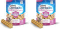 Dentalife Plus Digestive Support Dog Treats for Small and Medium Dogs, Cleans Teeth, Freshens Breath, & Supports Healthy Gut, Chicken & Pumpkin Flavor, 14.4 oz., 19 Chews - 19 ct. Pouch, (Pack of 2)