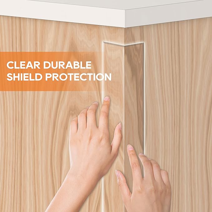 Door Protector from Dog Scratching, Window Sill Protector, Clear Sided Shield Protection Barrier Anti Cat, Dog Scratching, Slobbering, and Clawing Furniture, Glass, Car Door, Couch 4in x 10'