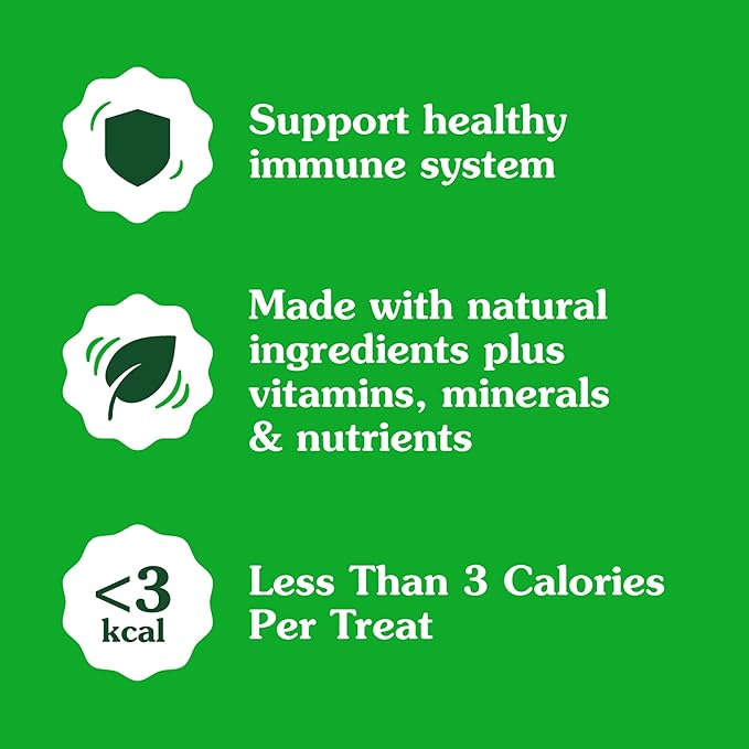 Greenies Smartbites Soft Dog Treats, Dog Immune Support Crunchy & Soft, Chicken Flavor, 8 oz. Pack