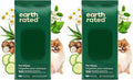 Earth Rated Pet Wipes for Dogs and Cats, Hypoallergenic, 3-in-1 Cleaning, Deodorizing and Hydrating, for Grooming Paws, Body and Butt, New White Tea and Basil Scent, 100 Count (Pack of 2)