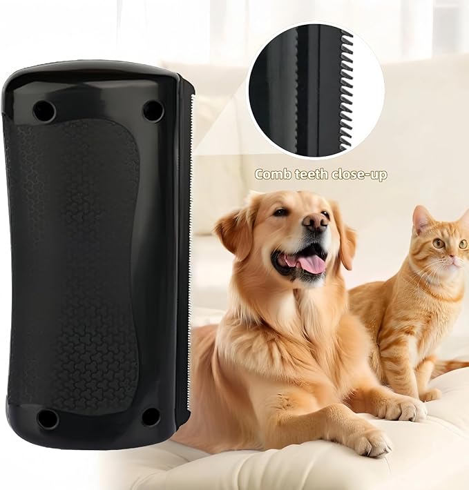 Deshedding Brush for Dogs, Cats, Horses - Removes Loose Hair, Dog Brush for Shedding, Pet Hair Removal Tool with Easy-Hold Handle, 1PCS