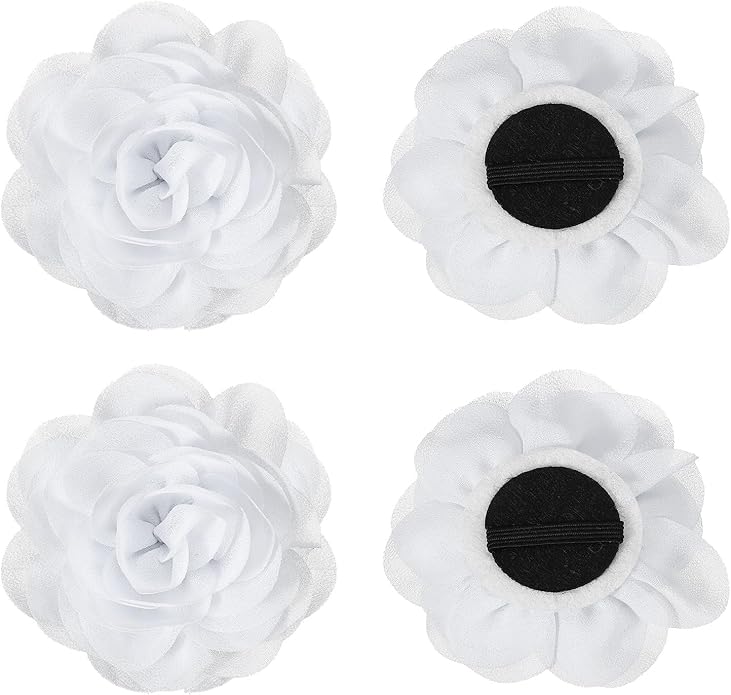 Dog Collar Flowers, Pet Flower Charms Soft Chiffon Cat Collar Bow Tie Floral Grooming Supplies, Intended for Dog