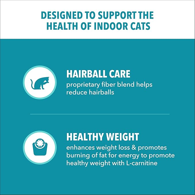 IAMS Proactive Health Indoor Weight & Hairball Care Adult Dry Cat Food with Salmon, 22 lb. Bag
