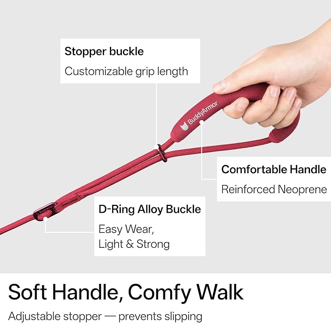 Hands Free Cat Leash Lightweight 4.1-7.2FT Adjustable Durable Rope Leash with Padded Handle, Versatile Crossbody Waist Lead for Cats Puppy ≤26lbs Outdoor Walking (Olive, S)