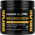 Furever Active Pet Neuro Chewing, Formulated with Organic. Support Brain Health in Dogs, Memory and Alertness, Overall Cognitive Performance, Brain Cell Repair, 60 Chews(1pc)