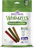 WHIMZEES Wellness Stix Dog Dental Treats, Extra Small Size Stick, (56 Count)