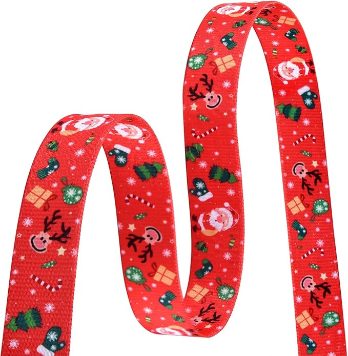 Christmas Dog Collar and Leash Set - Premium Adjustable Dog Collar for Small Medium Large Dogs (Christmas Set,M)