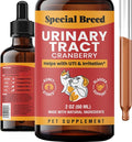 Cat & Dog Urinary Tract Infection Treatment – Natural UTI Relief with Cranberry Drops – Kidney & Bladder Support – Helps Incontinence, Frequent Urination, Bladder Stones – Pet Renal Care Drops