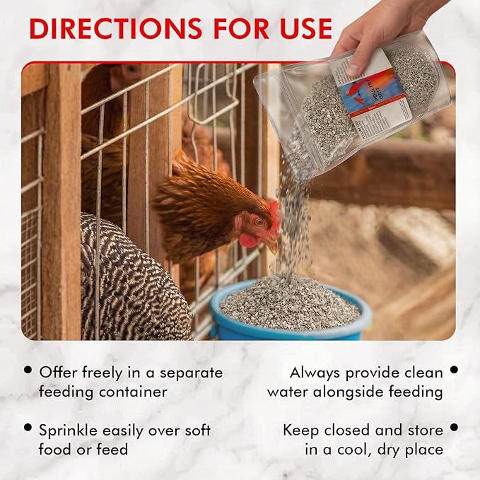 Morning Bird Poultry Grit for Birds 4.5 lbs (3-Pack, 1.5 lbs Each) - Mineral-Rich Supplement for Digestion & Calcium Support - Natural Poultry Feed Additive and Chicken Grit for Healthy Birds