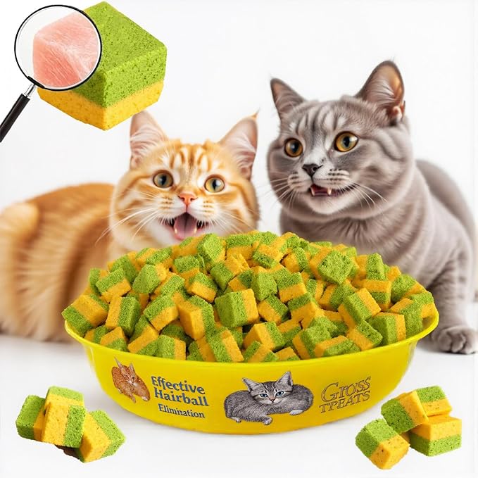 Cats Grass Treats 60g/2.12oz Edible Cat Chew Toys Freeze Dried 2 in 1 Kitten Snack Hairball Removal Lickable Catnip for Teeth Cleaning Fish Oil Chicken Flavored Food for Indoor Kitty Dog Sticks