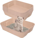 8 Pack Disposable Cat Litter Box, Travel Litter Box,Eco Friendly 100% Recycled Paper