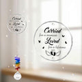 Glass Ornament Suncatcher - Sympathy Gift for Loss of Loved One - Heartfelt Comfort Ornaments - Mother's Day for Mom Dad - Miscarriage & Infant Loss Memorial Keepsake