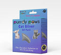 40 Pack Soft Nail Caps for Cat Claws Metallic Silver Medium