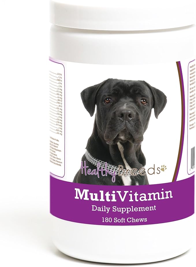 Healthy Breeds Cane Corso Multivitamin Soft Chew for Dogs 180 Count