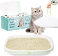 Litter Box Liners Extra-Thick, 30 Count Jumbo Size Cat Litter Bags Large, Kitty Litter Liner XL, Easy Clean Up Litter Pan Liners, Pet Cat Supplies - 36" x 18"