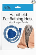 Handheld Pet Bathing Hose with Sprayer & Brush – 8‑Mode Hose Attachment for Dogs & Cats – One‑Handed Control, Soap Dispenser, Garden or Shower Compatible