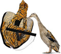 Hen Holster Starter Kit - Wrap-Around Runner Duck Diaper w/ Removable Liner & Fixed Tab - Durable, Secure Fit, Easy-to-Wear - Essential Duck Supplies for Real Ducks, Made in USA - Tiger